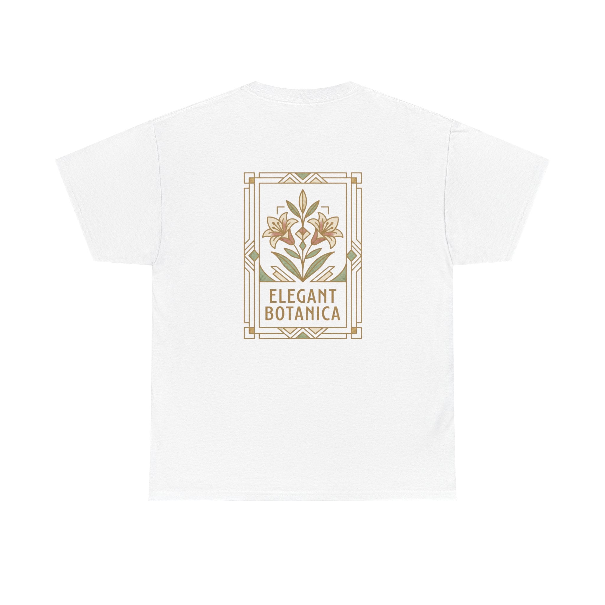 Elegant Botanica floral illustration T-Shirt | botanical art tee