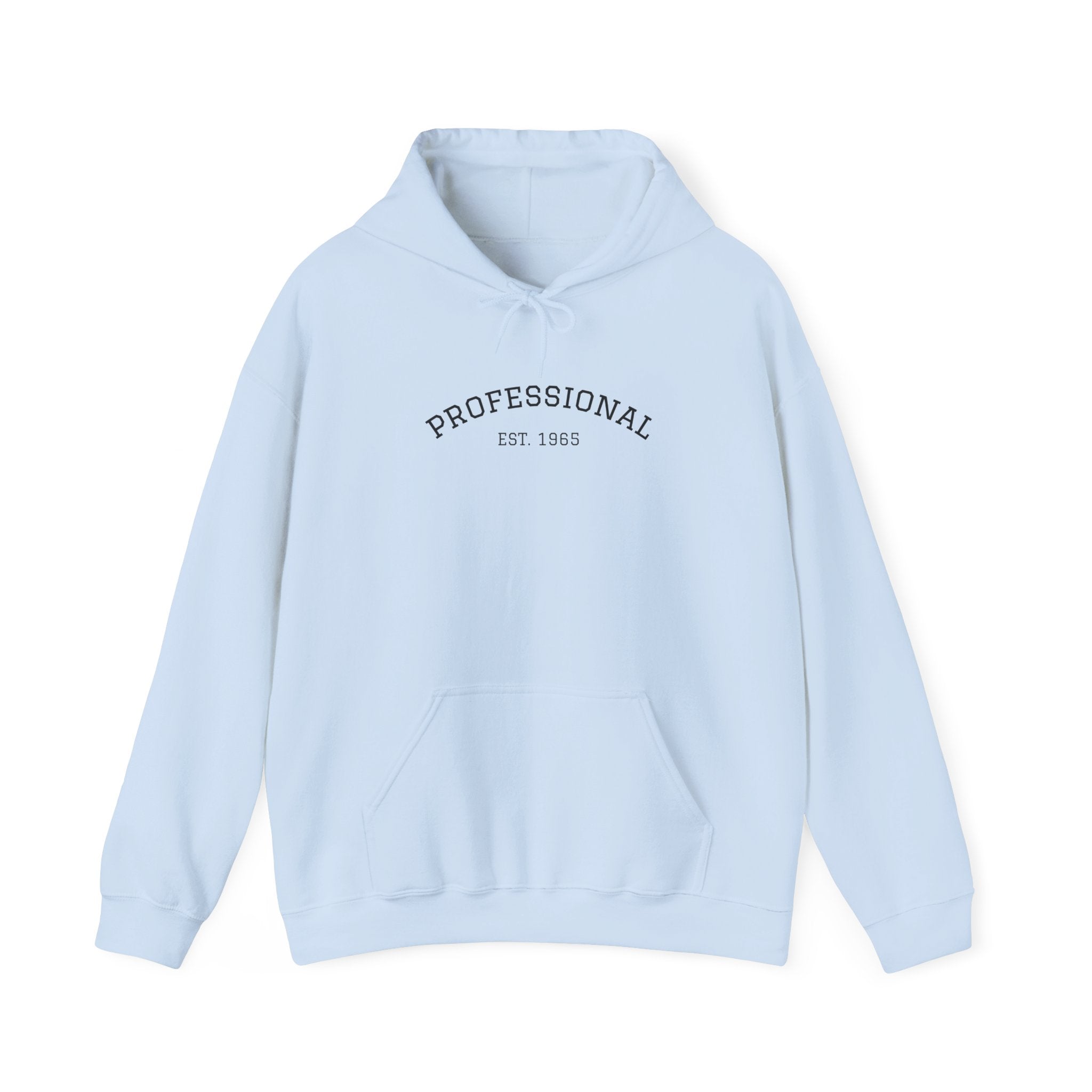 Vintage Professional EST. 1965 Hoodie | Minimal Vintage Arch Logo