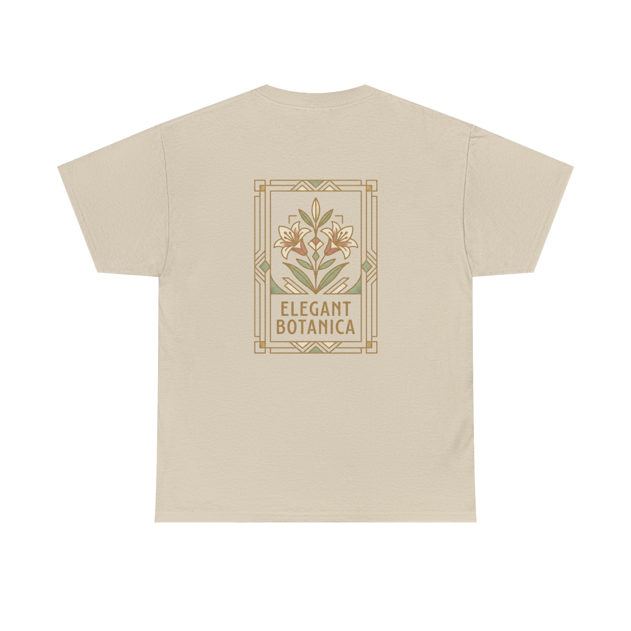 Elegant Botanica floral illustration T-Shirt | botanical art tee