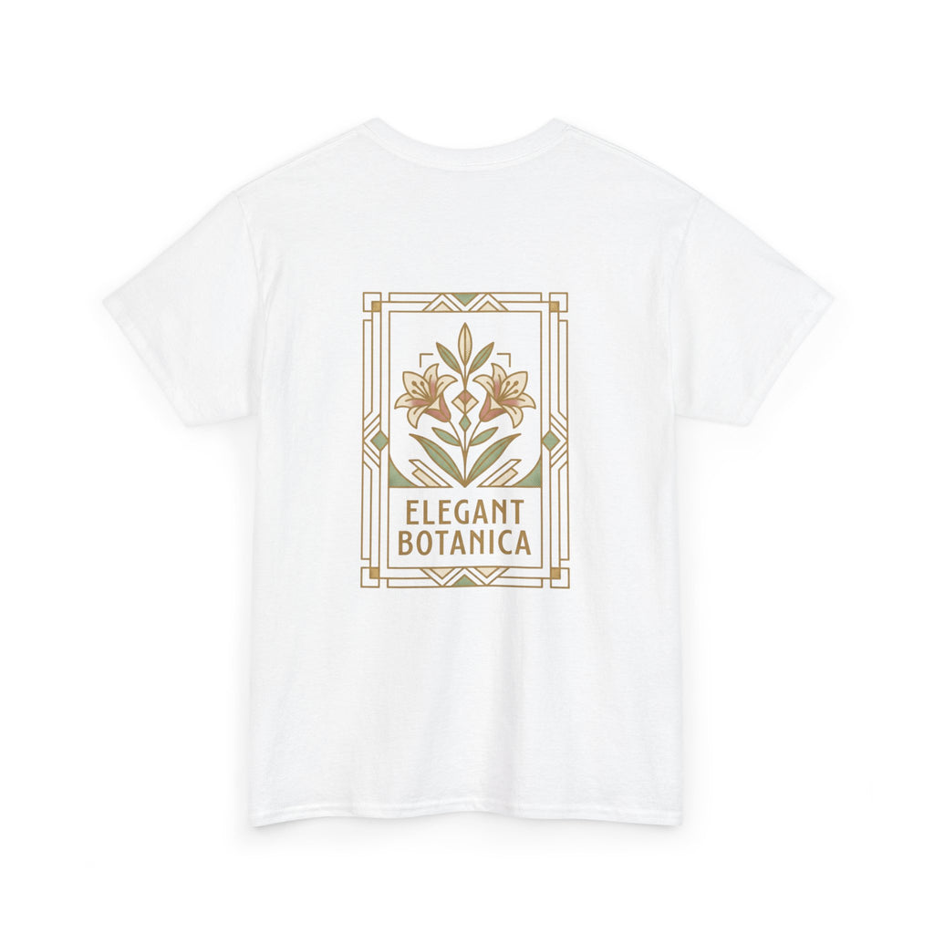 Elegant Botanica floral illustration T-Shirt | botanical art tee