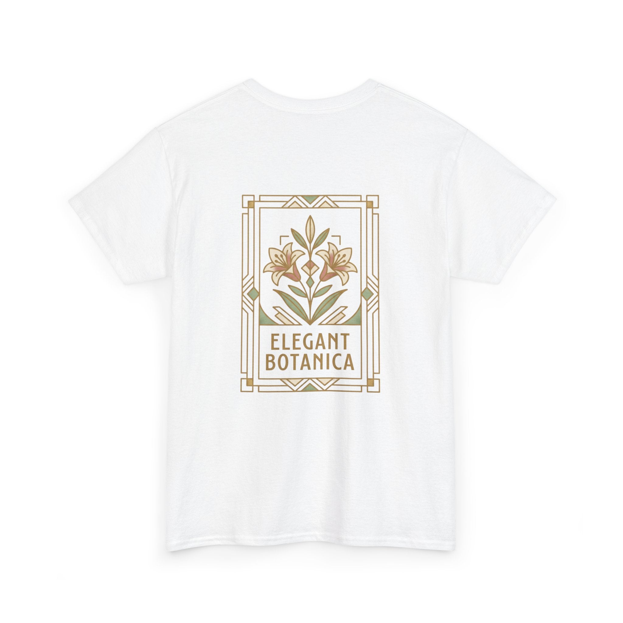 Elegant Botanica floral illustration T-Shirt | botanical art tee