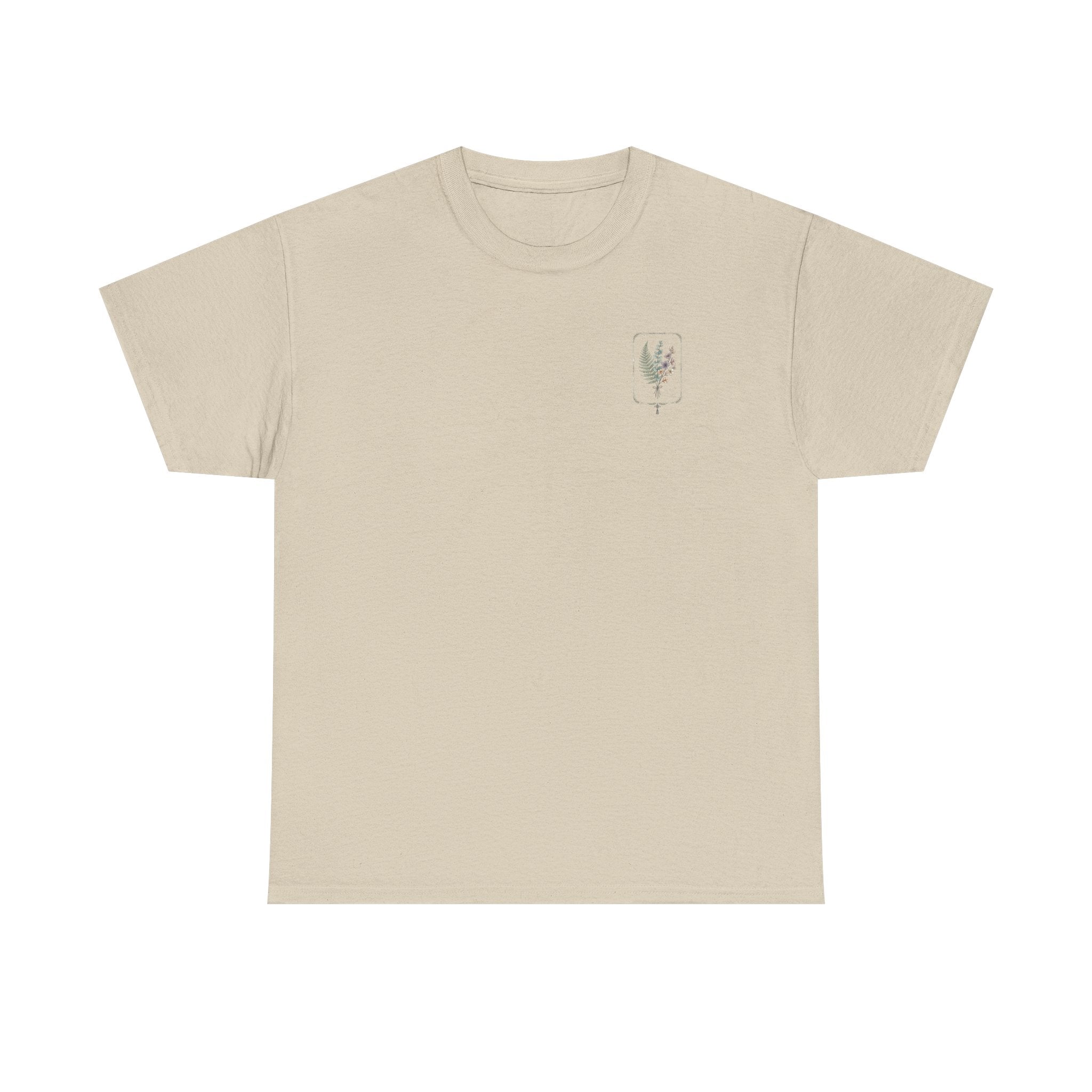 Elegant Botanica floral illustration T-Shirt | botanical art tee