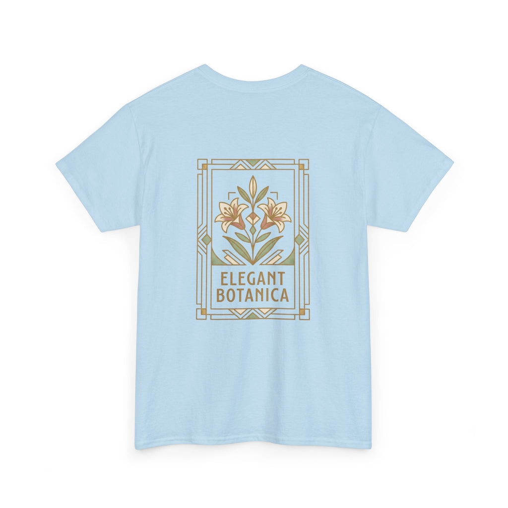 Elegant Botanica floral illustration T-Shirt | botanical art tee