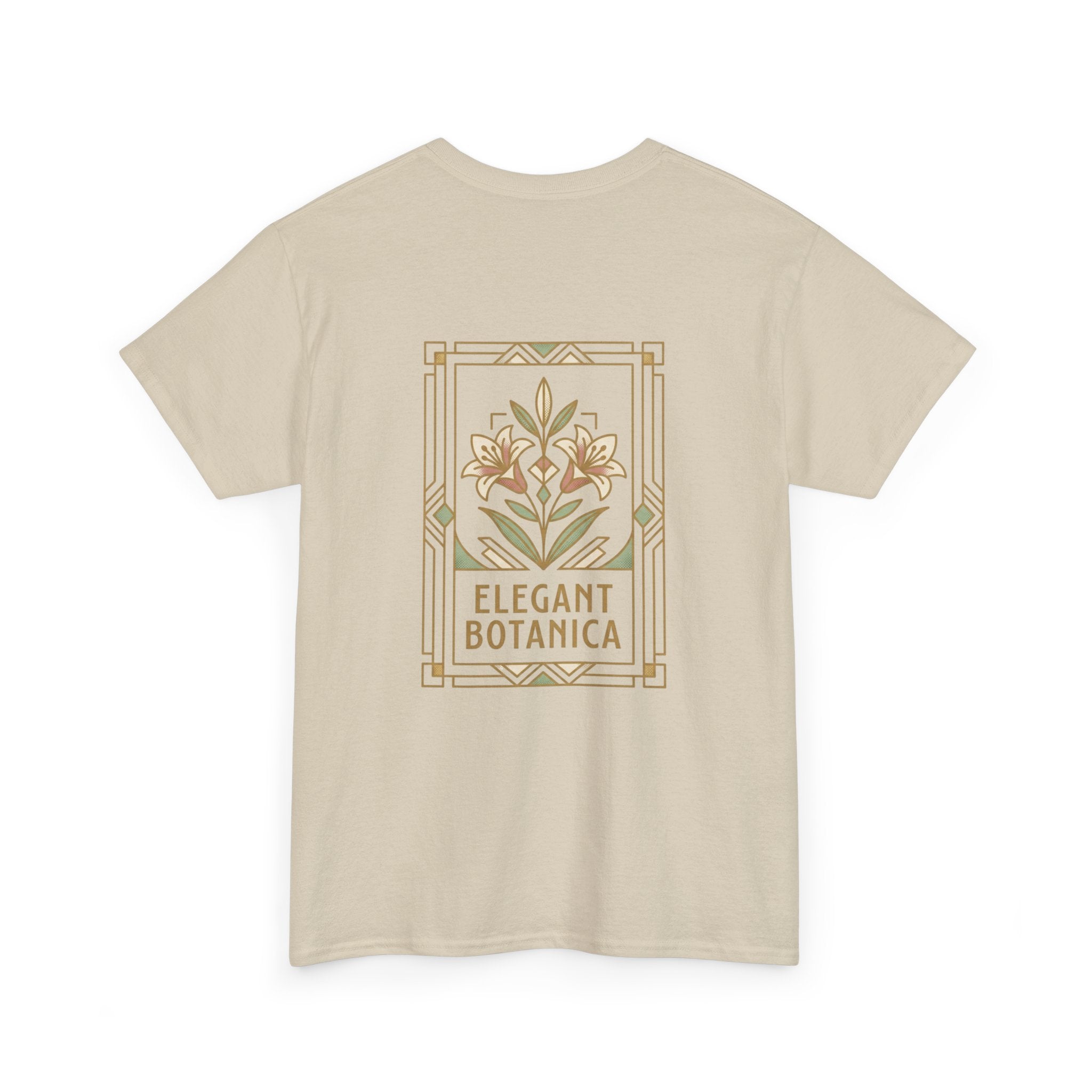 Elegant Botanica floral illustration T-Shirt | botanical art tee