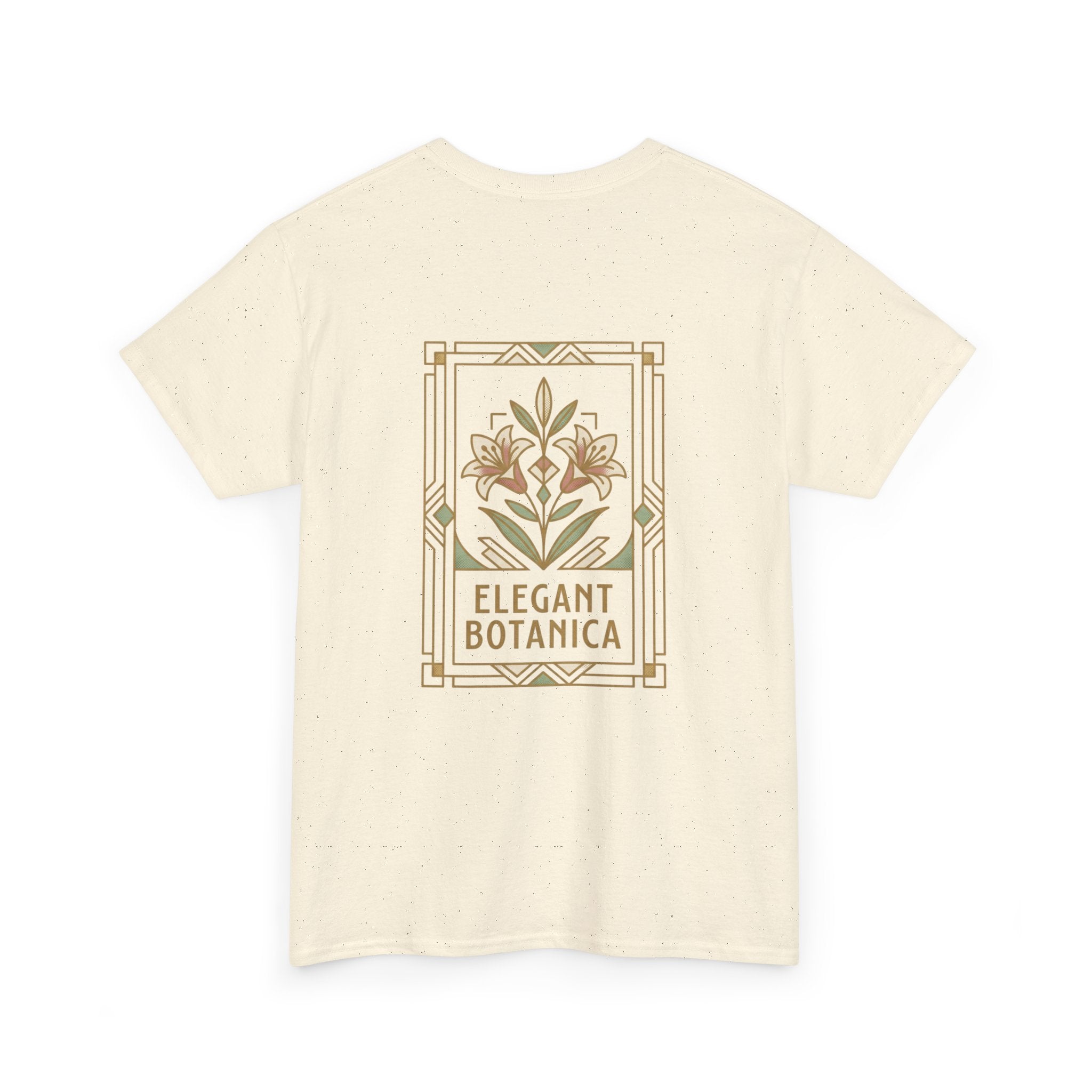 Elegant Botanica floral illustration T-Shirt | botanical art tee