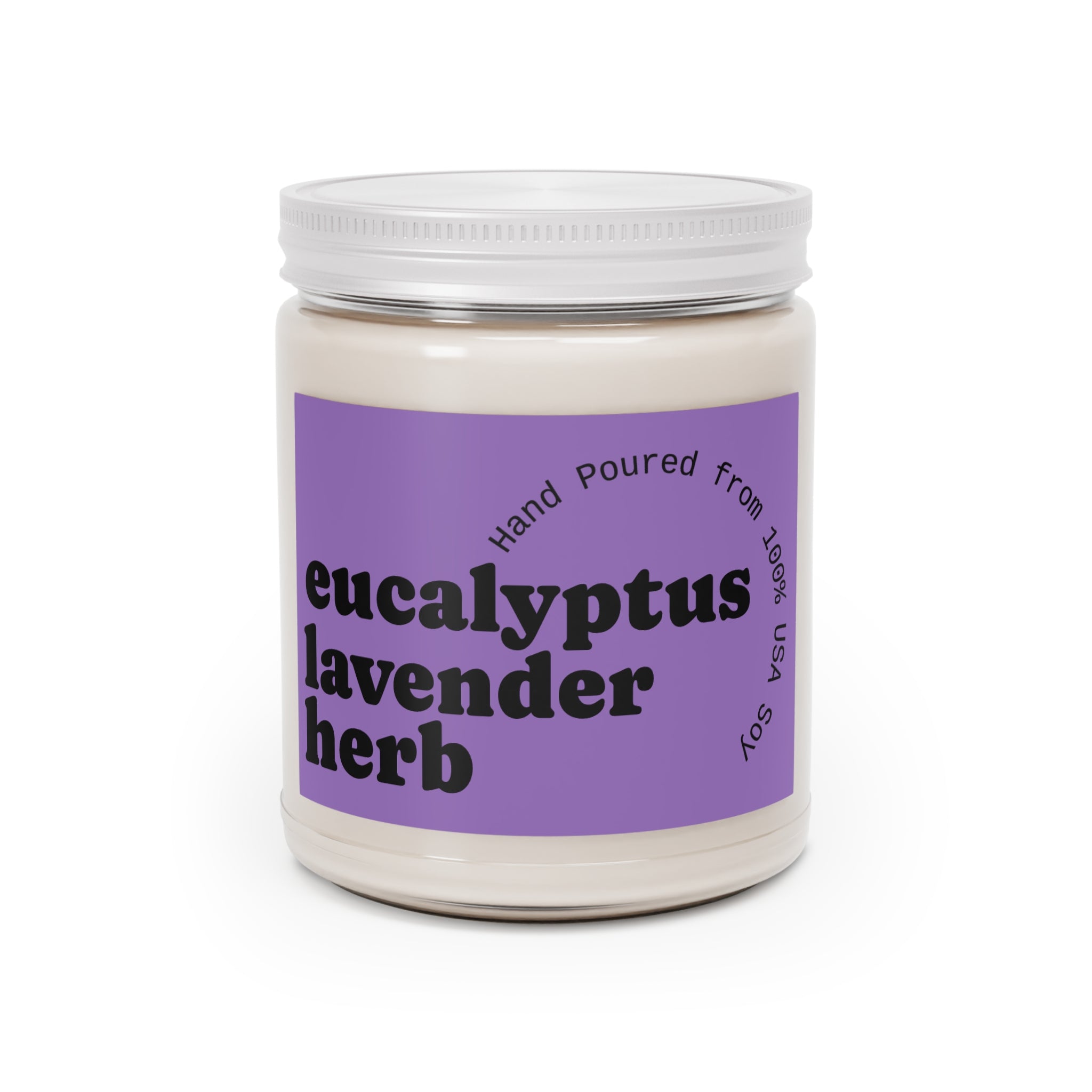 Scented Soy Candle Variety | 9oz Soy Jar, White Lid